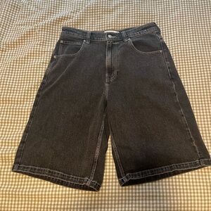 Hollister Men's Black Jean Shorts